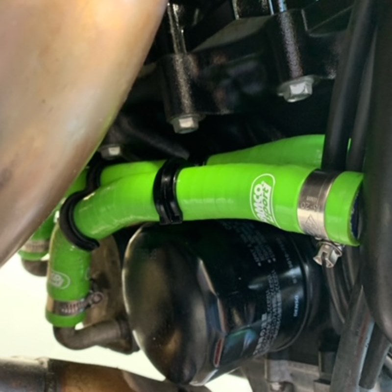 Samco Sport / サムコスポーツ シリコンラジエータークーラントホースキット Kawasaki ZH2 2022 - 2024 10 ピース | KAW-102