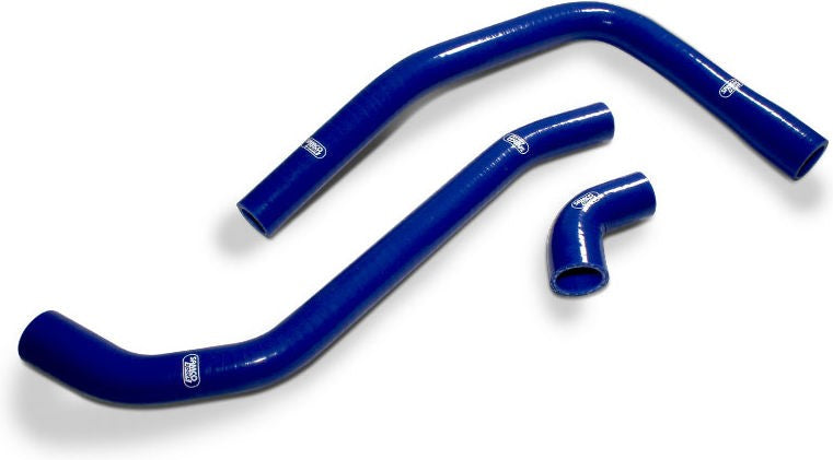 サムコスポーツ / Samco Sport Kawasaki ZXR 400 L 1990 - 2002 3 ピース シリコンラジエーター クーラントホースキット | KAW-14-BU