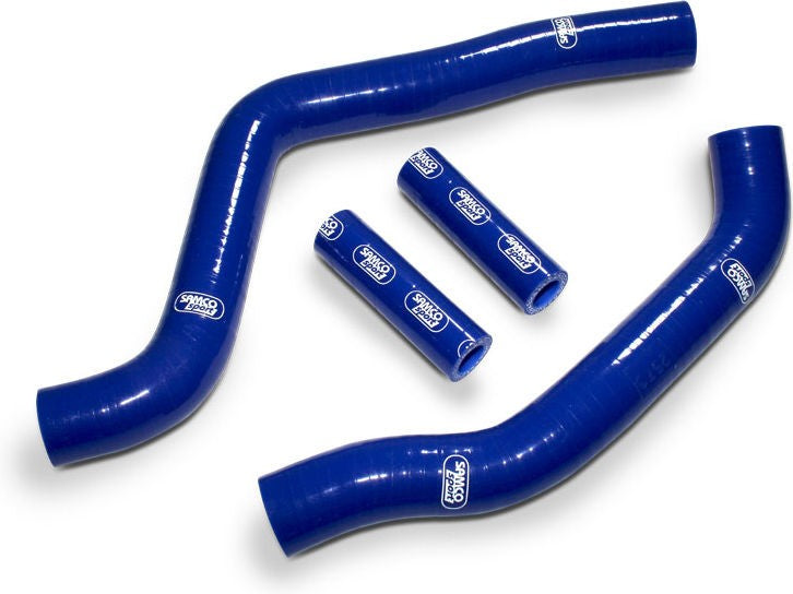 サムコスポーツ / Samco Sport Kawasaki KX 125 2005 - 2012 4 ピース シリコンラジエーター クーラントホースキット | KAW-26-BU