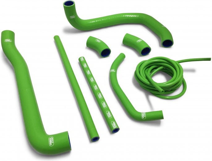 サムコスポーツ / Samco Sport Kawasaki ZXR 750 J1 / J2 1991 - 1995 8 ピース シリコンラジエーター クーラントホースキット | KAW-29-GN