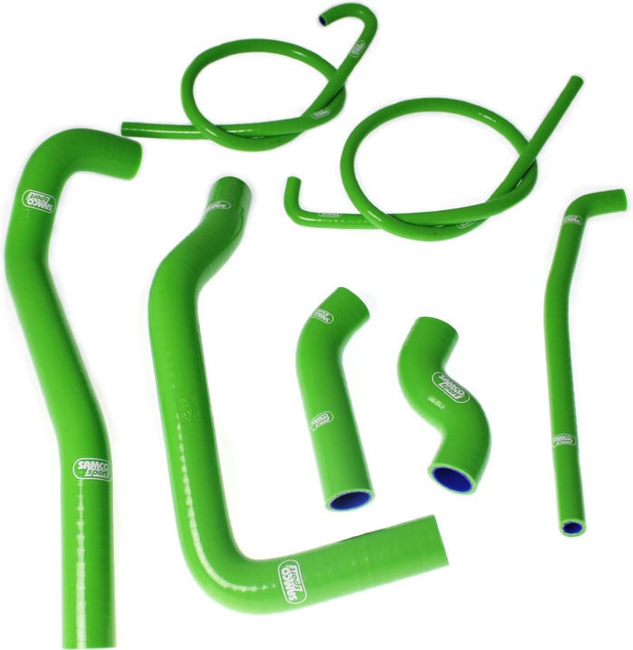 サムコスポーツ / Samco Sport Kawasaki ZXR 750 H2 1990 7 ピース シリコンラジエーター クーラントホースキット | KAW-55-GN