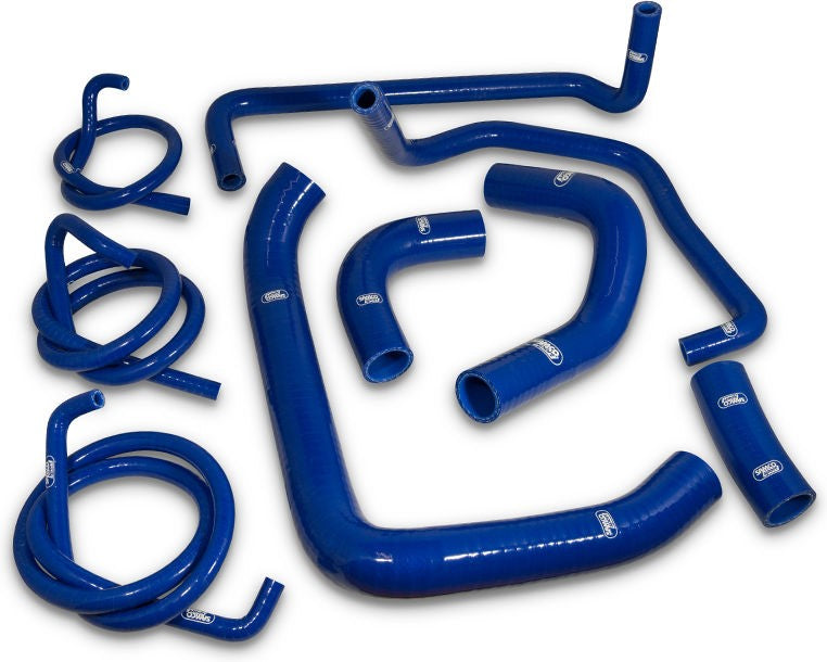 サムコスポーツ / Samco Sport Kawasaki ZX 12R (A1 / A2 / B1 / B2 / B4) 2000 - 2006 9 ピース シリコンラジエーター クーラントホースキット | KAW-6-BU