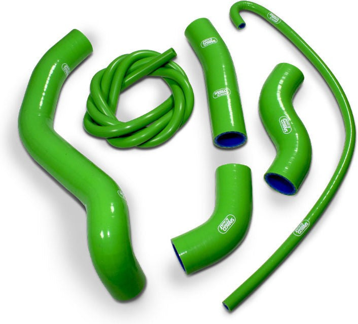 サムコスポーツ / Samco Sport Kawasaki Z 800 2013 - 2016 6 ピース シリコンラジエーター クーラントホースキット | KAW-65-GN