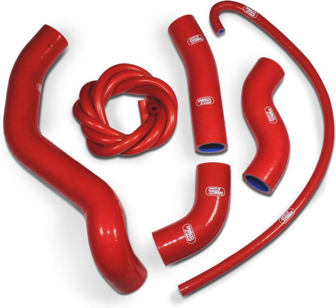 サムコスポーツ / Samco Sport Kawasaki Z 800 2013 - 2016 6 ピース シリコンラジエーター クーラントホースキット | KAW-65-RD