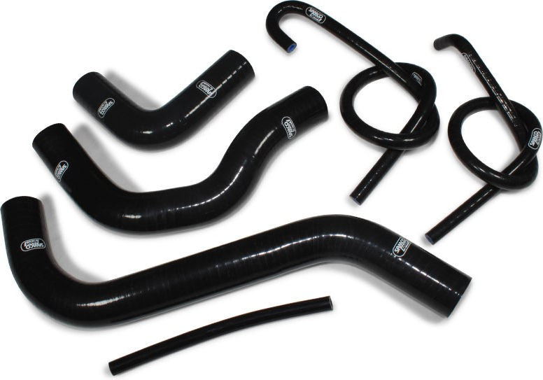 サムコスポーツ / Samco Sport Kawasaki Z 900 / Z 900 ABS 2017 - 2021 6 ピース シリコンラジエーター クーラントホースキット | KAW-90-BK