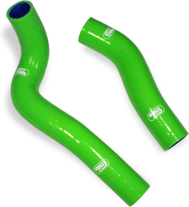 サムコスポーツ / Samco Sport Kawasaki Ninja 400 2018 - 2020 2 ピース シリコンラジエーター クーラントホースキット | KAW-91-GN