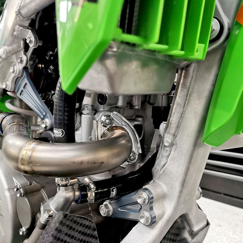 サムコスポーツ / Samco Sport Kawasaki KX 250 F 2021 3 ピース Y-ピース Race Design シリコンラジエーター クーラントホースキット | KAW-99-BK