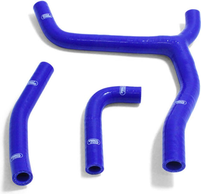 サムコスポーツ / Samco Sport Kawasaki KX 250 F 2021 3 ピース Y-ピース Race Design シリコンラジエーター クーラントホースキット | KAW-99-BU