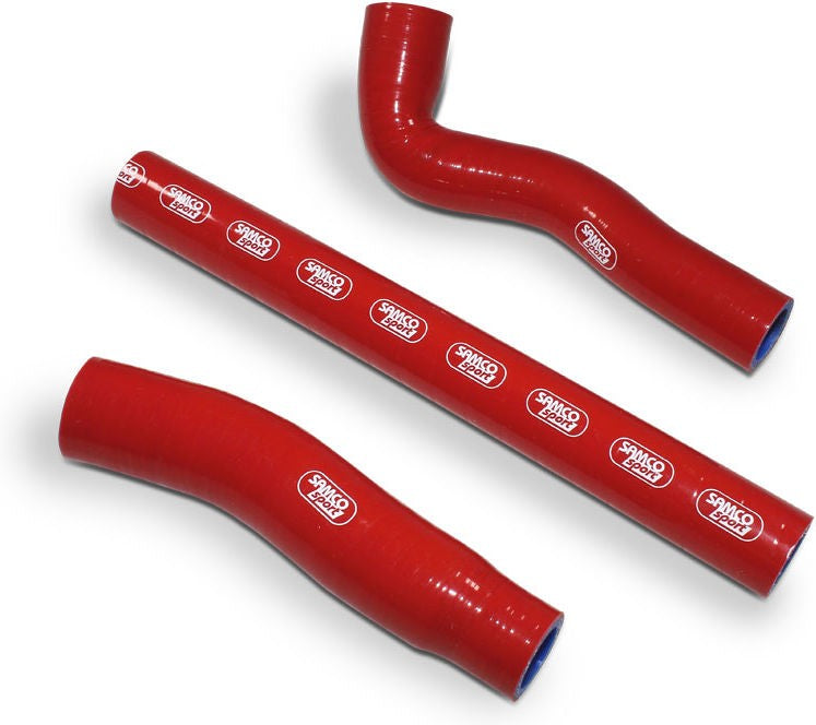サムコスポーツ / Samco Sport Gas Gas MC 125 2021 3 ピース シリコンラジエーター クーラントホースキット | KTM-105-RD