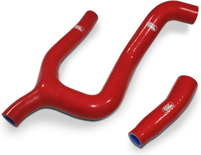 サムコスポーツ / Samco Sport Gas Gas MC 250F 2021 2 ピース Y-ピース レースデザインシリコンラジエーター クーラントホースキット | KTM-106-RD