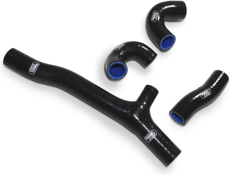 サムコスポーツ / Samco Sport KTM 250 XC-W TPI 2020 - 2021 4 ピース OEM リプレイスメント シリコンラジエーター クーラントホースキット | KTM-113-BK