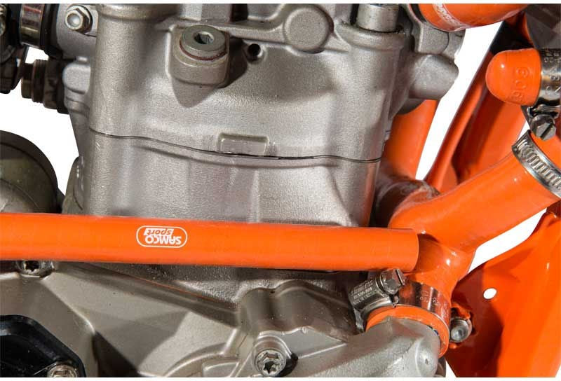 サムコスポーツ / Samco Sport KTM 400 EXC-F 2008 - 2011 3 ピース サーモスタットバイパス シリコンラジエーター クーラントホースキット | KTM-23-OR