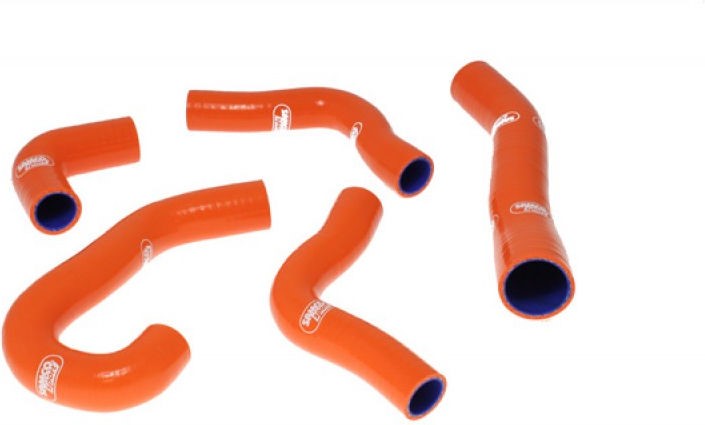 サムコスポーツ / Samco Sport KTM 1190 RC8 2008 - 2011 5 ピース シリコンラジエーター クーラントホースキット | KTM-32-OR