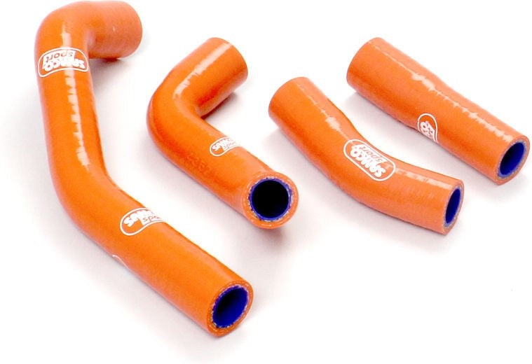 サムコスポーツ / Samco Sport KTM 125 Duke / 125 RC 2011 - 2013 4 ピース シリコンラジエーター クーラントホースキット | KTM-60-OR