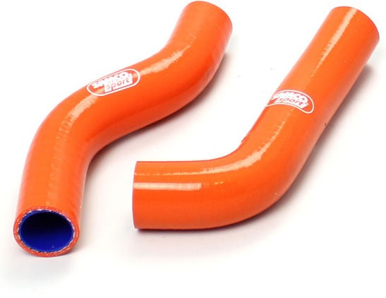 サムコスポーツ / Samco Sport KTM 690 Duke 2008 - 2019 2 ピース シリコンラジエーター クーラントホースキット | KTM-61-OR