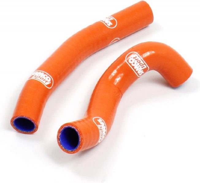 サムコスポーツ / Samco Sport KTM 250 Freeride 2013 - 2016 2 ピース シリコンラジエーター クーラントホースキット | KTM-67-OR