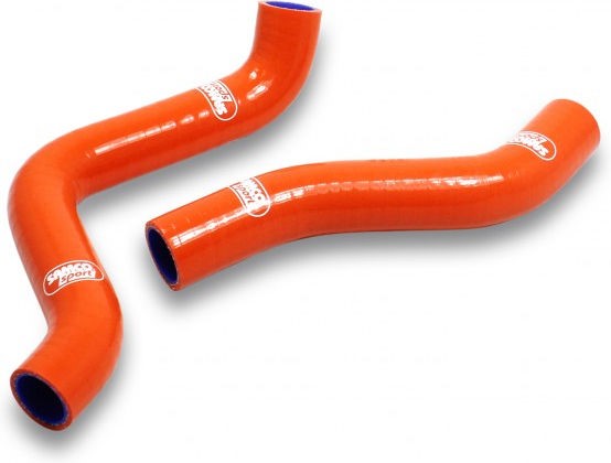 サムコスポーツ / Samco Sport KTM 690 Enduro / Enduro R 2014 - 2020 2 ピース シリコンラジエーター クーラントホースキット | KTM-75-OR