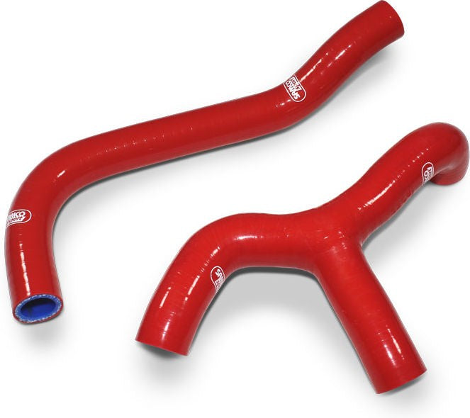 サムコスポーツ / Samco Sport Gas Gas MC 65 2021 2 ピース Y-ピース Race Design シリコンラジエーター クーラントホースキット | KTM-86-RD