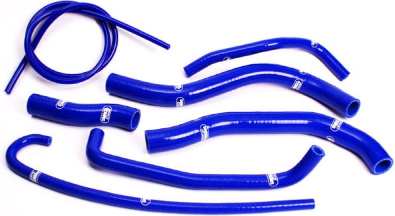 サムコスポーツ / Samco Sport Suzuki GSX-R 600 SRAD 1996 - 1999 7 ピース シリコンラジエーター クーラントホースキット | SUZ-17-BU