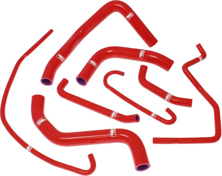 サムコスポーツ / Samco Sport Suzuki GSX-R 600 2011 - 2020 8 ピース シリコンラジエーター クーラントホースキット | SUZ-41-RD