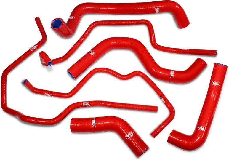 サムコスポーツ / Samco Sport Triumph Street Triple 660 2017 - 2020 7 ピース シリコンラジエーター クーラントホースキット | TRI-14-RD