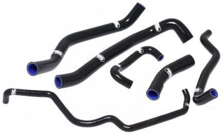 サムコスポーツ / Samco Sport Triumph Daytona 675 / 675R 2006 - 2012 6 ピース シリコンラジエーター クーラントホースキット | TRI-5-BK