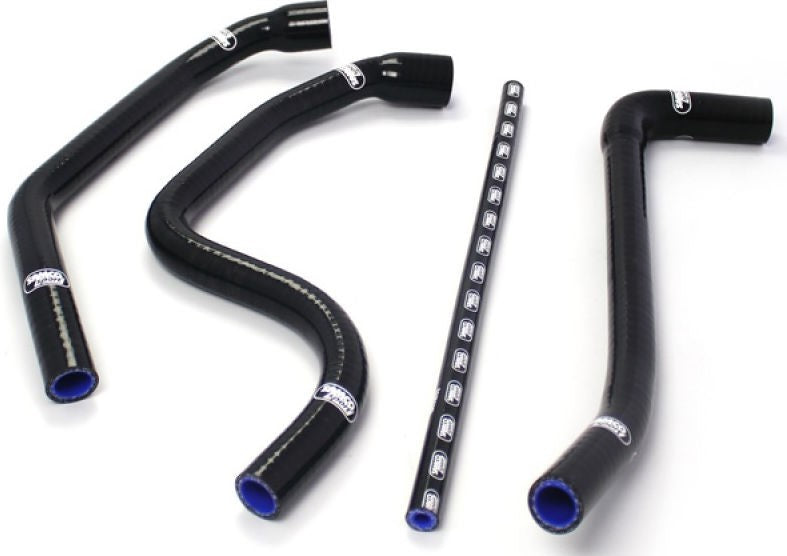 サムコスポーツ / Samco Sport Triumph Tiger 1050 2007 - 2012 4 ピース シリコンラジエーター クーラントホースキット | TRI-9-BK