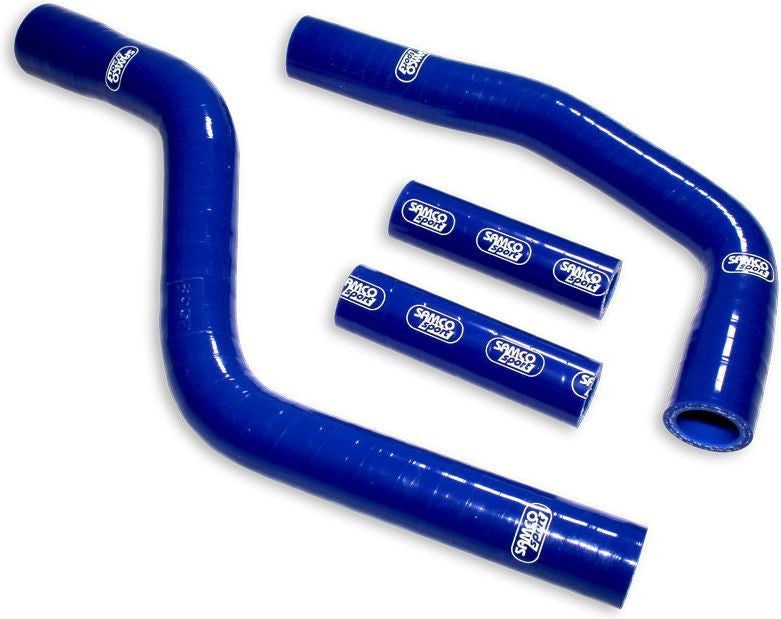 サムコスポーツ / Samco Sport Yamaha YZ 125 2002-2021 4 ピース シリコンラジエーター クーラントホースキット | YAM-29-BU