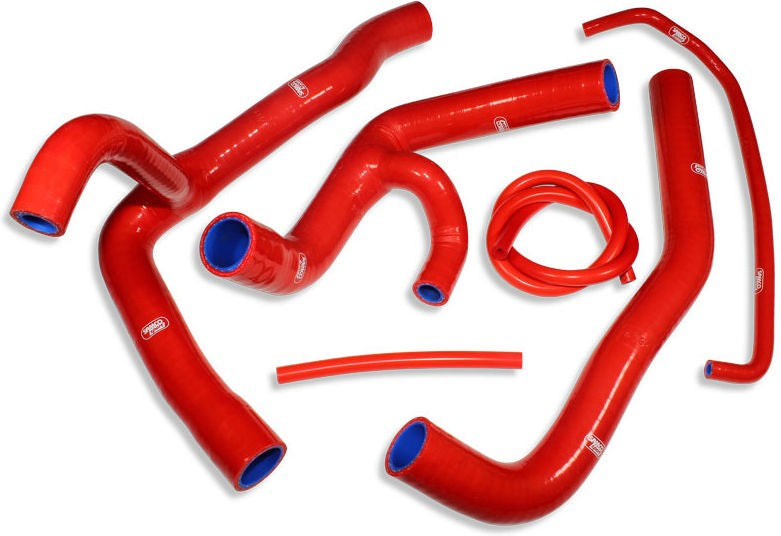 サムコスポーツ / Samco Sport Yamaha YZF R6 2006 - 2021 6 ピース Race Design シリコンラジエーター クーラントホースキット | YAM-58-RD