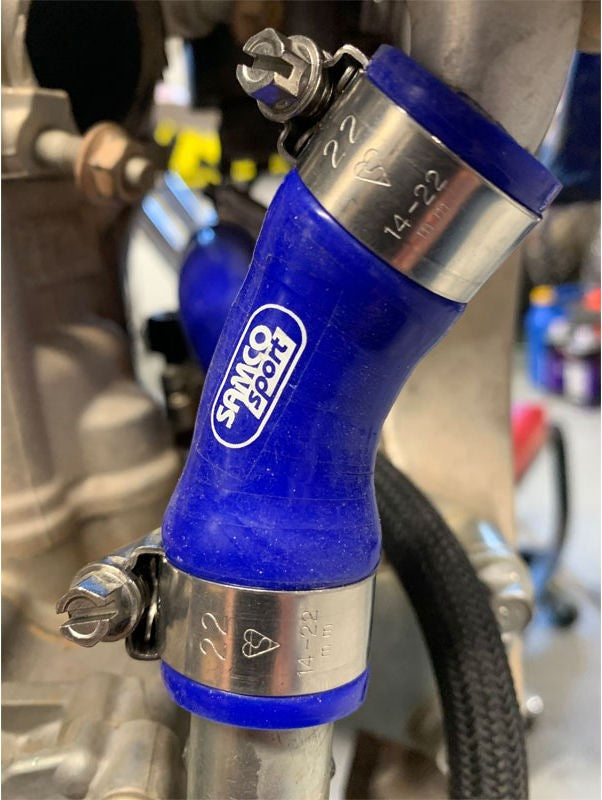 サムコスポーツ / Samco Sport Yamaha WRF 450 2012-2015 4 ピース シリコンラジエーター クーラントホースキット | YAM-59-BU