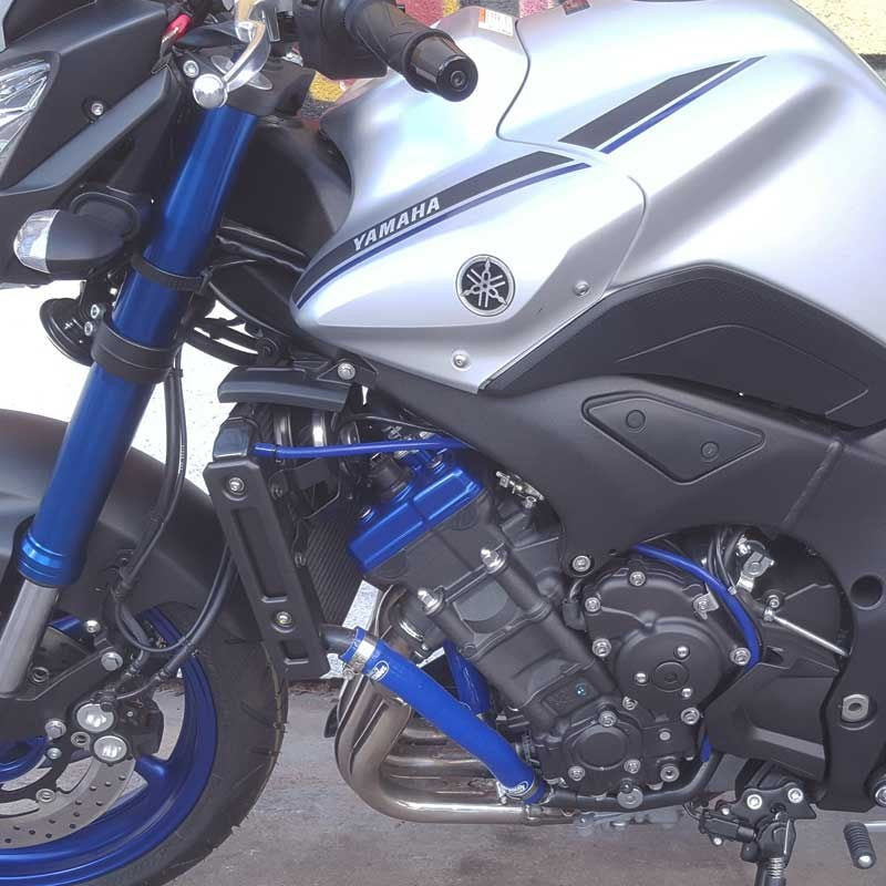 サムコスポーツ / Samco Sport Yamaha Fazer 8 2010 - 2014 8 ピース シリコンラジエーター クーラントホースキット | YAM-81-BU
