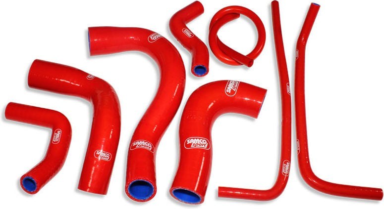 サムコスポーツ / Samco Sport Yamaha FJ 09 2017 - 2018 8 ピース シリコンラジエーター クーラントホースキット | YAM-84-RD