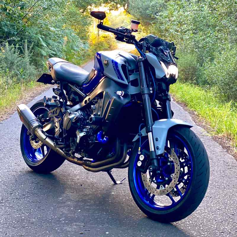 Samco Sport / サムコスポーツ シリコンラジエータークーラントホースキット Yamaha MT 09 (890cc) 2021 - 2024 8 ピース | YAM-95