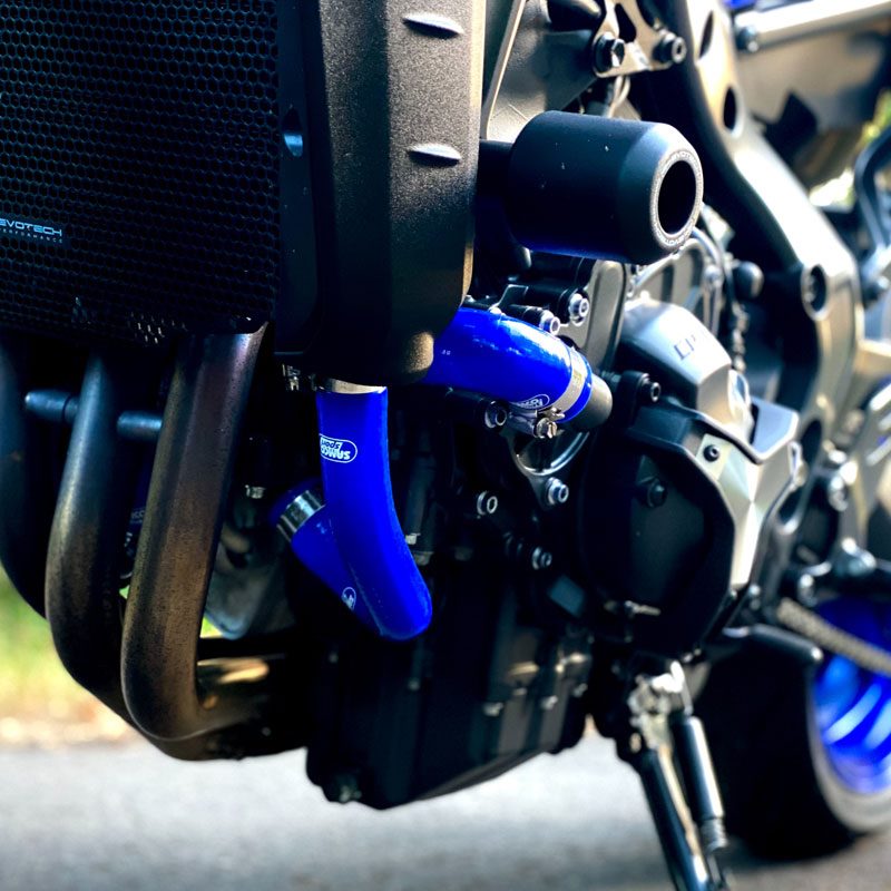 Samco Sport / サムコスポーツ シリコンラジエータークーラントホースキット Yamaha MT 09 (890cc) 2021 - 2024 8 ピース | YAM-95