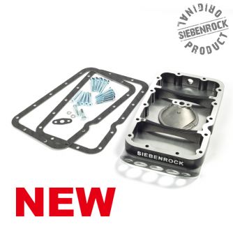 Siebenrock Oil Pan Distance Ring ''Enduro'' Black For BMW R2V Models | 1113120S