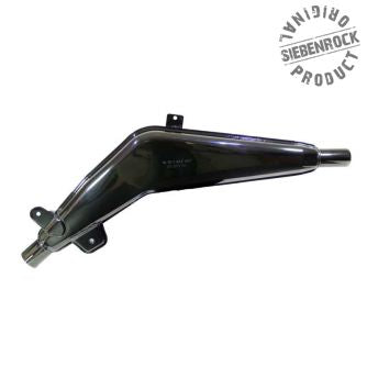 Siebenrock Silencer Black Chrome For BMW R 80G/S And R 65Gs | 1812018