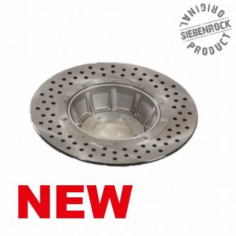 Siebenrock Brake Disc 2-2 Perforation  Deep Shape For BMW R2V R 45  R 65  R 80St And R 80G/S From 1980 Till 1987 | 3411005