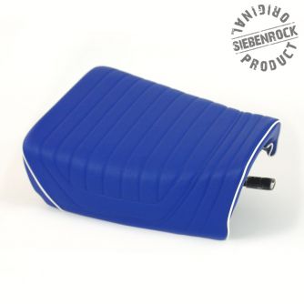 Siebenrock Single Seat Blue With White Seam G/S Pd And Basic For BMW R 65G/S And R 80G/S | 5255191
