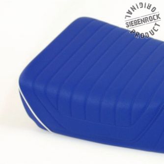 Siebenrock Cover Single Seat G/S Pd Blue  White Seams | 5255194