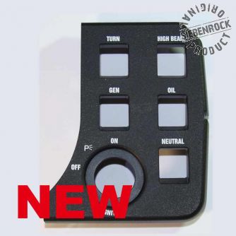 Siebenrock Cover For Controllamp Unit With English Lettering For BMW R 2V Models R 65Gs R 80G/S  R 80Gs Basic  R 80Gs And R 100Gs Up To 1990 | 6221755