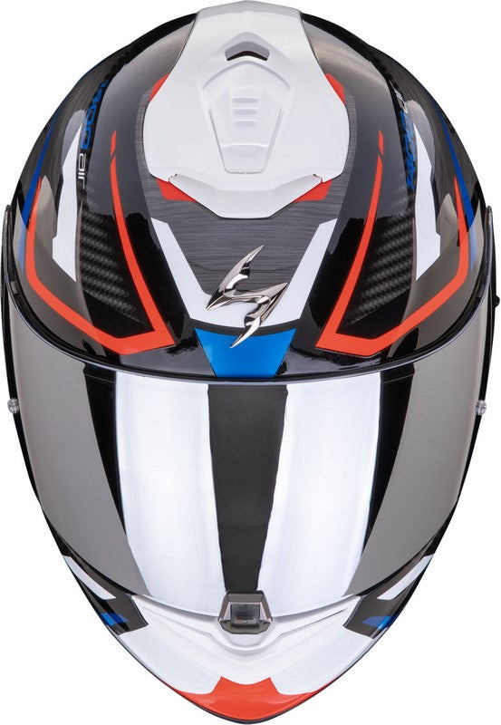 Scorpion Full Face Helmet Exo 1400 Evo 2 Air Accord Black-Blue-White | 140-444-230