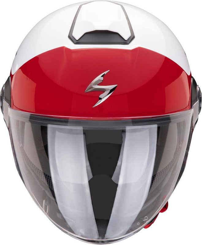 Scorpion Open Face Helmet Exo-City II Mall White-Red | 183-422-59