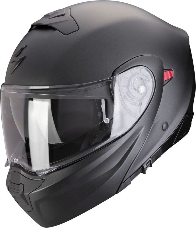 Scorpion Modular Helmet Exo 930 Evo Solid Matt Pearl Black | 194-100-285