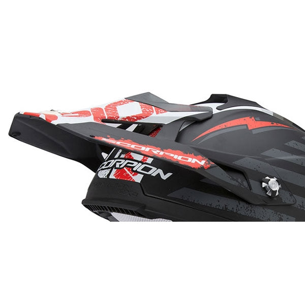 SCORPION / スコーピオン Replacement peak Vx-15 Evo Air Gamma Black White Red Matt | 35-501190-105