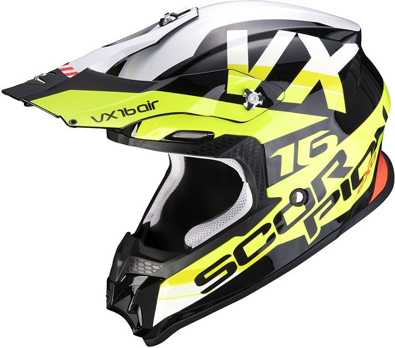 Scorpion / スコーピオン Exo Offroad Helmet Vx-16 Air X Turn オレンジ ブルー S | 46-332-274