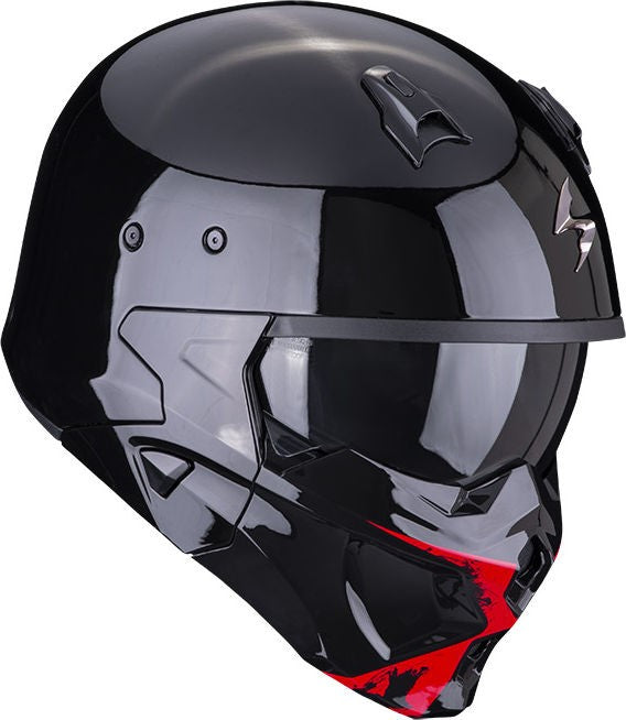 Scorpion / スコーピオン Exo モジュラーヘルメット Covert X Tanker ブラック レッド 2XL | 86-371-24