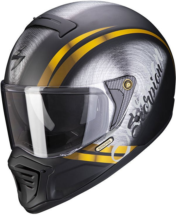 Scorpion / スコーピオン Exo フルフェイスヘルメット Hx1 Ohno ブラック ゴールド | 87-340-254