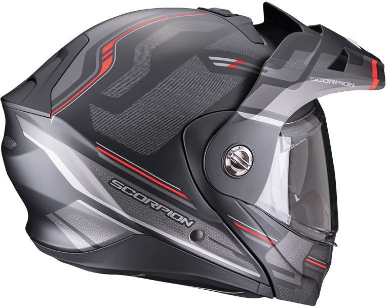 Scorpion / スコーピオン Exo モジュラーヘルメット Adx-2 Carrera ブラック レッド S | 89-398-24