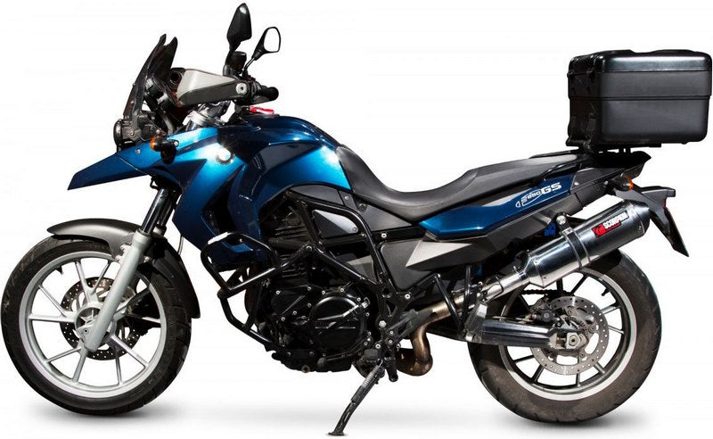Scorpion / スコーピオンエキゾースト Factory オーバルスリップオン ステンレススリーブ eマーク BMW F650 GS 08-12 2008 - 2012 | EBM76SEO