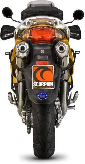 Scorpion / スコーピオンエキゾースト Factory オーバルスリップオン ステンレススリーブ eマーク Honda Varadero XL 1000 1998 - 2013  | EHA68SEO
